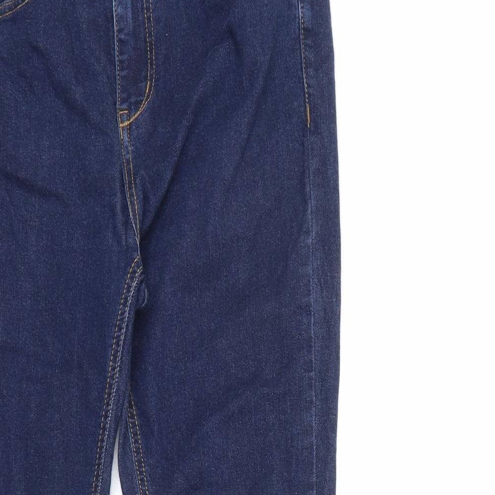 Bamboo Womens Blue Cotton Skinny Jeans Size 30 in L27.5 in Regular Zip