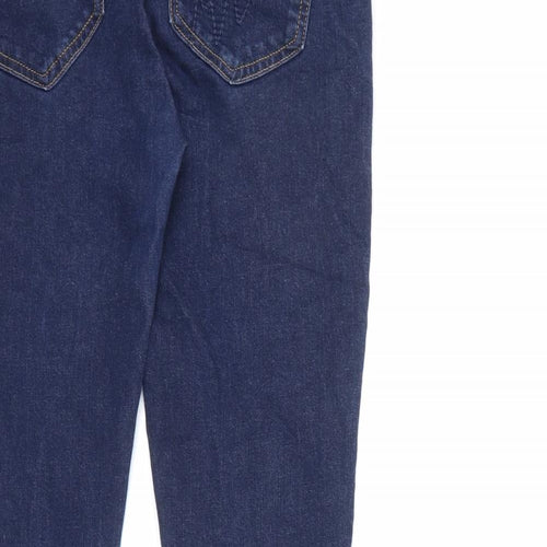 Bamboo Womens Blue Cotton Skinny Jeans Size 30 in L27.5 in Regular Zip