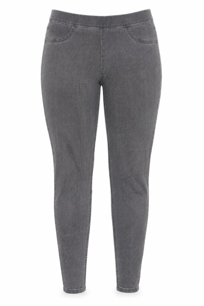 Marks and Spencer Womens Grey Cotton Jegging Jeans Size 10 L26.5 in Regular