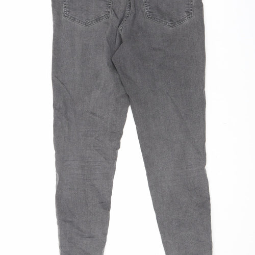 Marks and Spencer Womens Grey Cotton Jegging Jeans Size 10 L26.5 in Regular