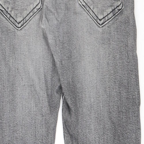Signature by Levi Strauss & Co. Mens Grey Cotton Straight Jeans Size 29 in L28 in Regular Zip