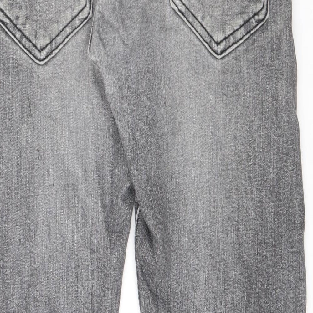 Signature by Levi Strauss & Co. Mens Grey Cotton Straight Jeans Size 29 in L28 in Regular Zip