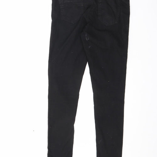 Denim & Co. Womens Black Cotton Jegging Jeans Size 8 L29 in Regular