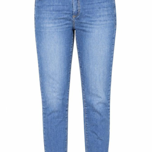Topshop Womens Blue Cotton Skinny Jeans Size 28 in L32 in Regular Zip