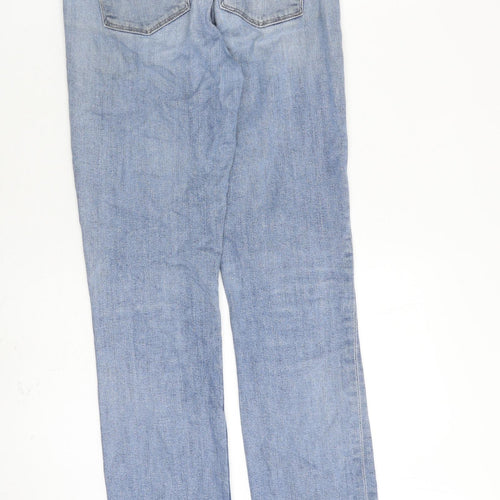 Parker Smith Womens Blue Cotton Straight Jeans Size 26 in L30 in Regular Zip