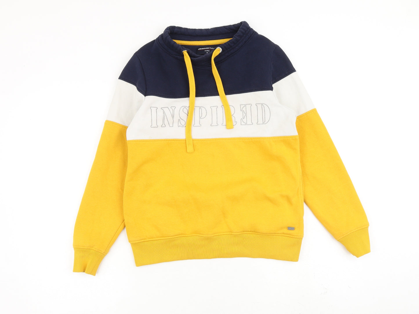 Crimsoune club Womens Multicoloured Cotton Pullover Sweatshirt Size M Pullover - Drawstring Inspired