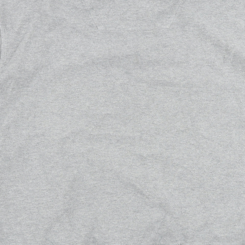 Henri Lloyd Mens Grey Cotton Henley Sweatshirt Size 2XL
