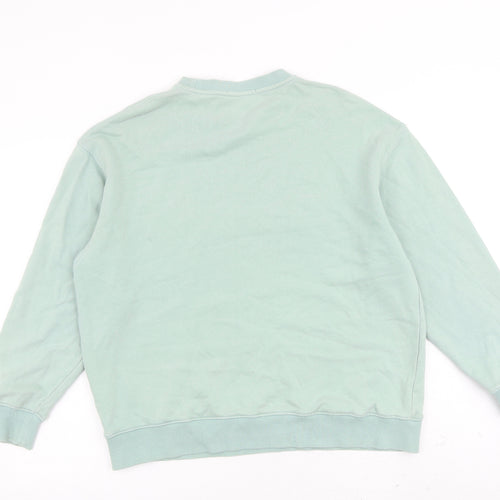 STYLE TANG Womens Green Polyester Pullover Sweatshirt Size M Pullover