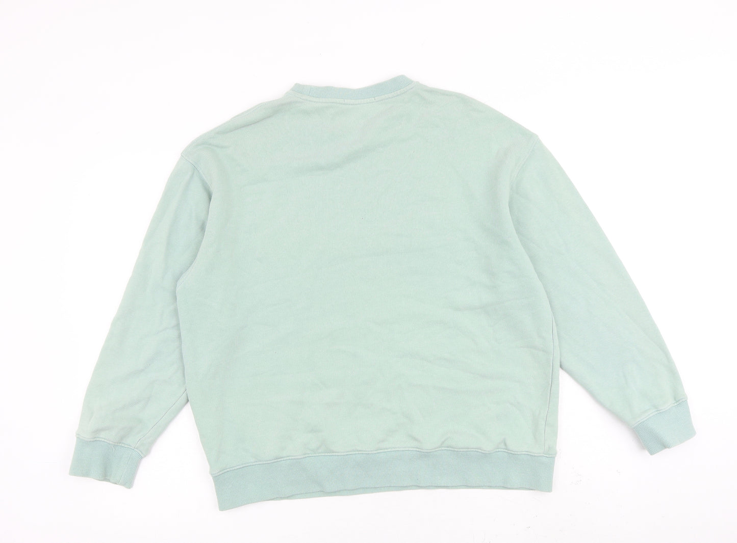 STYLE TANG Womens Green Polyester Pullover Sweatshirt Size M Pullover