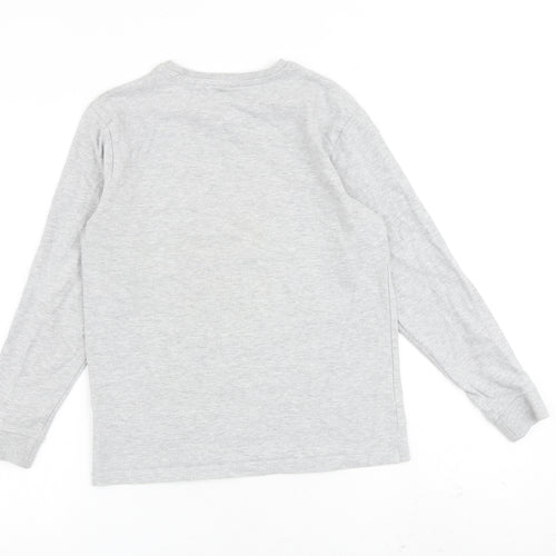 NEXT Boys Grey Cotton Pullover Sweatshirt Size 11 Years Pullover