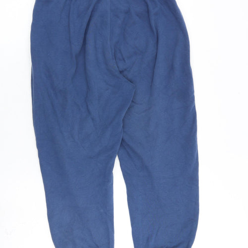 Under armour Mens Blue Cotton Jogger Trousers Size S L26 in Regular Tie