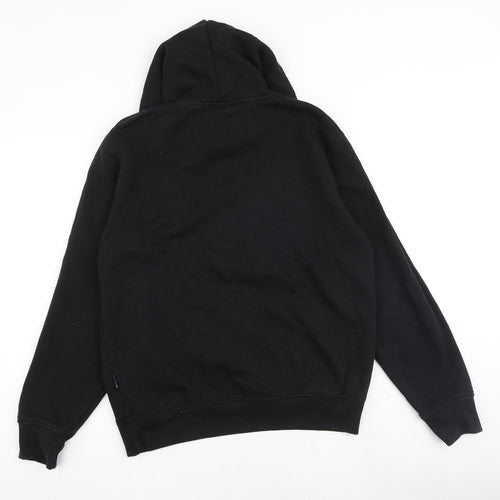 NICCE Mens Black Cotton Pullover Hoodie Size L