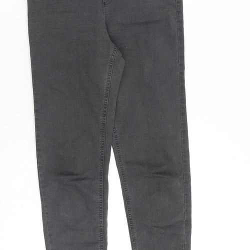 Marks and Spencer Womens Grey Cotton Jegging Jeans Size 8 L28 in Regular