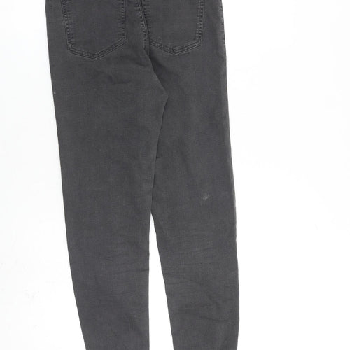 Marks and Spencer Womens Grey Cotton Jegging Jeans Size 8 L28 in Regular