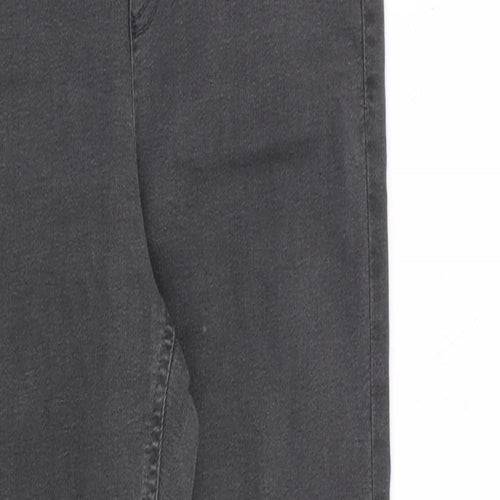 Marks and Spencer Womens Grey Cotton Jegging Jeans Size 8 L28 in Regular