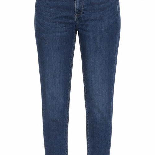 F&F Womens Blue Cotton Skinny Jeans Size 6 L24 in Slim Zip