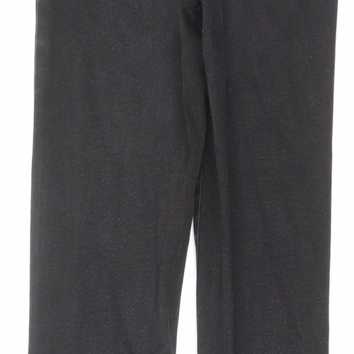 Denim & Co. Womens Grey Cotton Skinny Jeans Size 6 L29 in Regular Zip