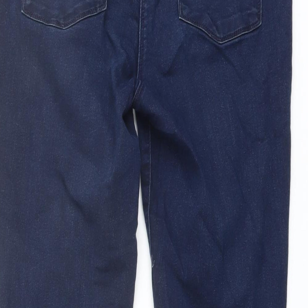 M&Co Womens Blue Cotton Jegging Jeans Size 12 L29 in Regular