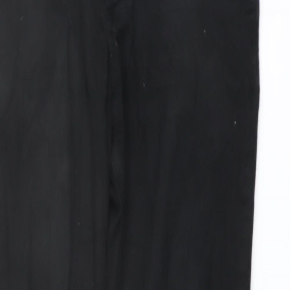 River Island Mens Black Cotton Skinny Jeans Size 34 in L32 in Regular Button