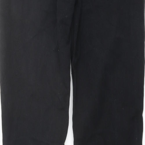Levi's Mens Black Cotton Straight Jeans Size 32 in L32 in Regular Button