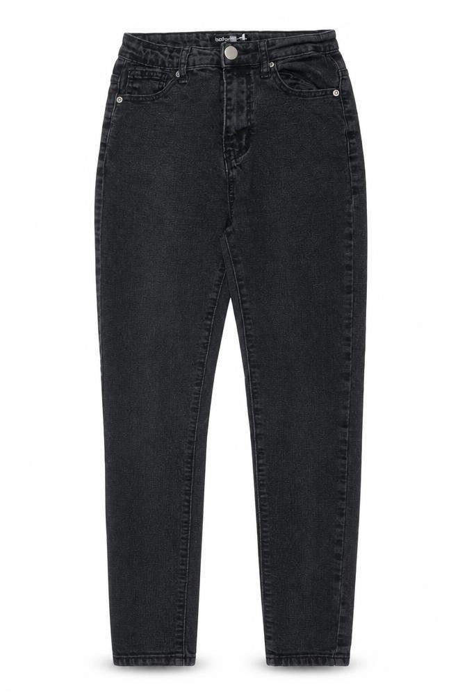 Boohoo Womens Grey Cotton Skinny Jeans Size 8 L27 in Regular Button