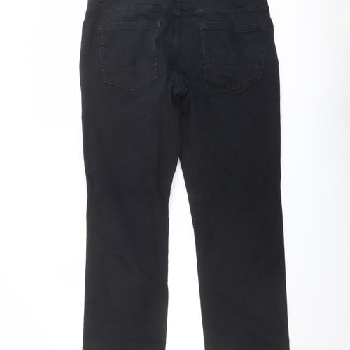NEXT Mens Blue Cotton Straight Jeans Size 34 in L30 in Regular Button