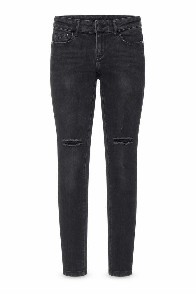 Zara Womens Grey Cotton Skinny Jeans Size 6 L28 in Regular Button