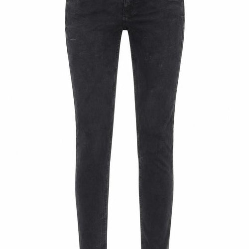 Zara Womens Grey Cotton Skinny Jeans Size 6 L27 in Regular Button