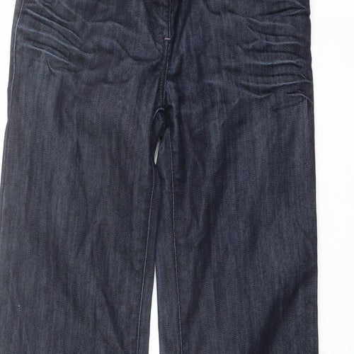 River Island Womens Blue Cotton Bootcut Jeans Size 10 L31 in Regular Button