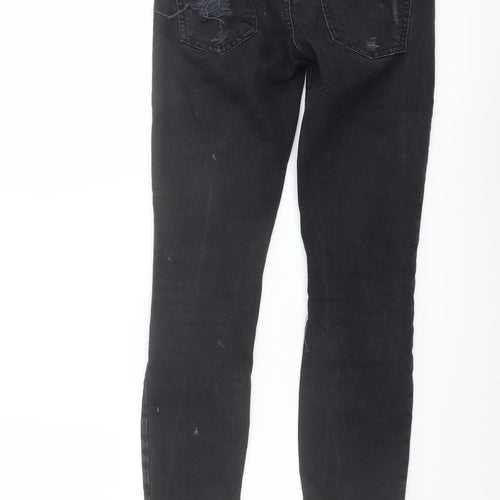 Current/Elliott Womens Grey Cotton Skinny Jeans Size 23 in L27 in Regular Button