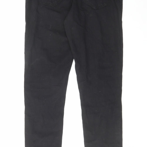 Denim & Co. Womens Black Cotton Jegging Jeans Size 12 L29 in Regular