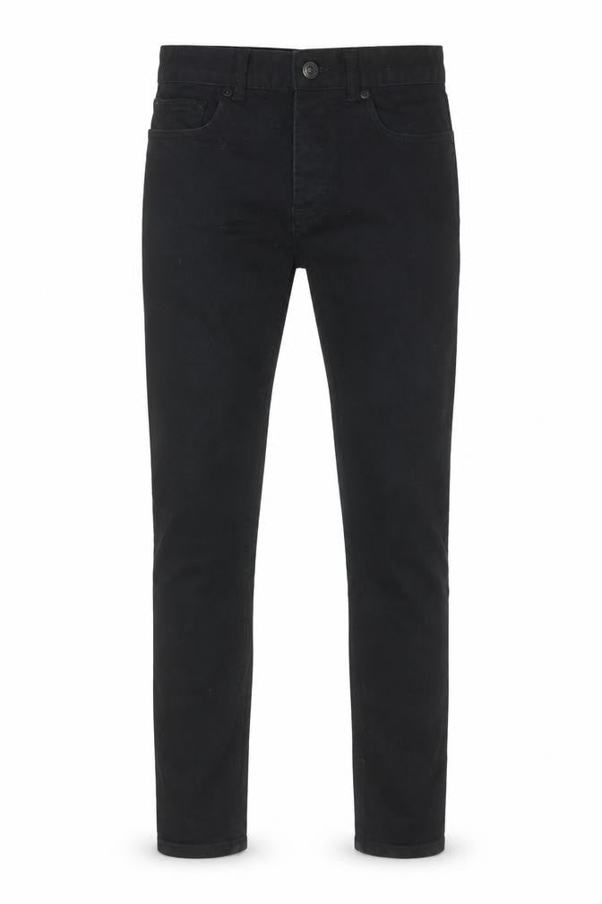 Topman Mens Black Cotton Skinny Jeans Size 30 in L30 in Slim Zip