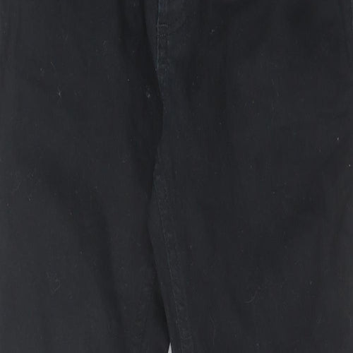 Topman Mens Black Cotton Skinny Jeans Size 30 in L30 in Slim Zip