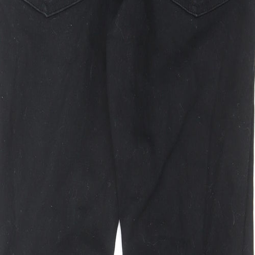 Topman Mens Black Cotton Skinny Jeans Size 30 in L30 in Slim Zip