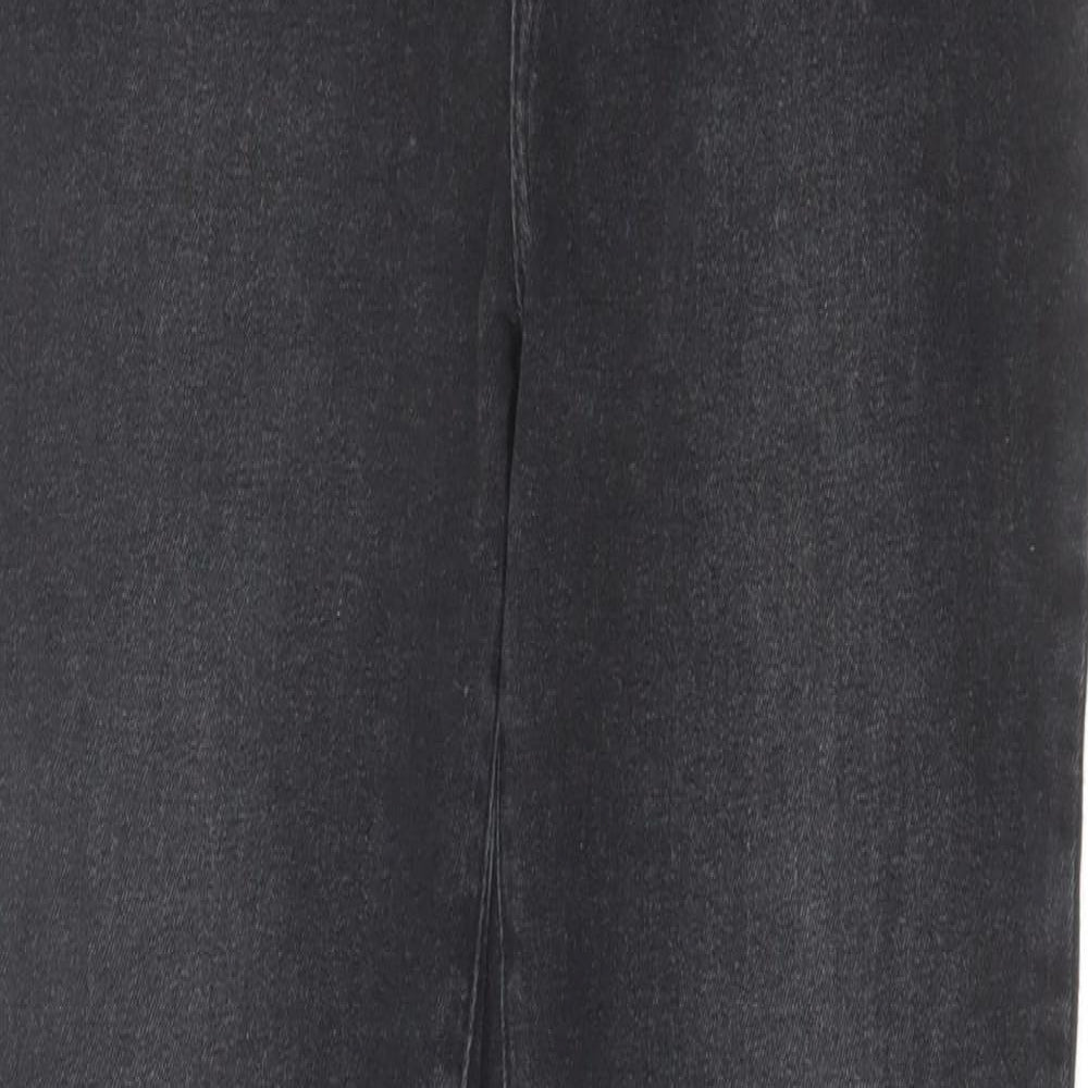 Abercrombie & Fitch Womens Black Cotton Skinny Jeans Size 26 in L29 in Regular Zip