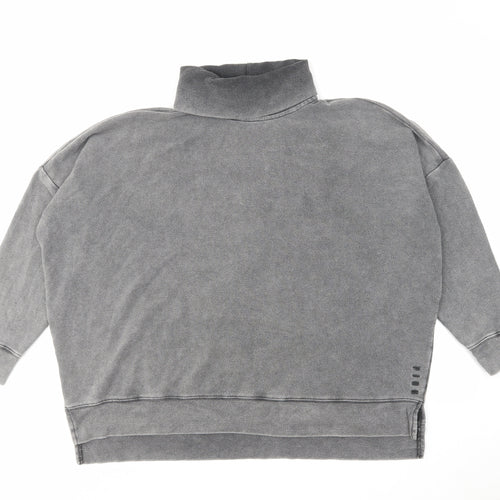 PINK Womens Grey Cotton Pullover Sweatshirt Size XS Pullover