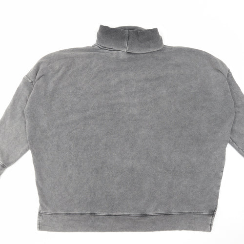 PINK Womens Grey Cotton Pullover Sweatshirt Size XS Pullover