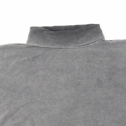 PINK Womens Grey Cotton Pullover Sweatshirt Size XS Pullover