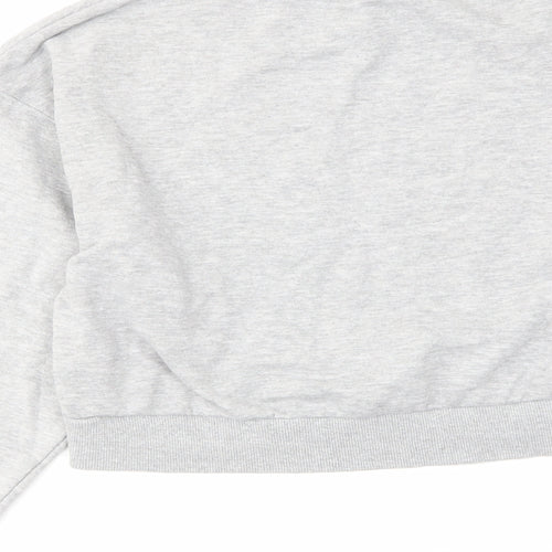 H&M Womens Grey Cotton Pullover Sweatshirt Size S Pullover