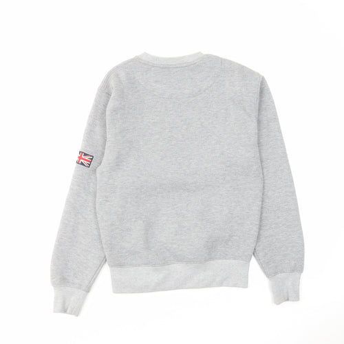British Souvenirs Mens Grey Cotton Pullover Sweatshirt Size XS - York England