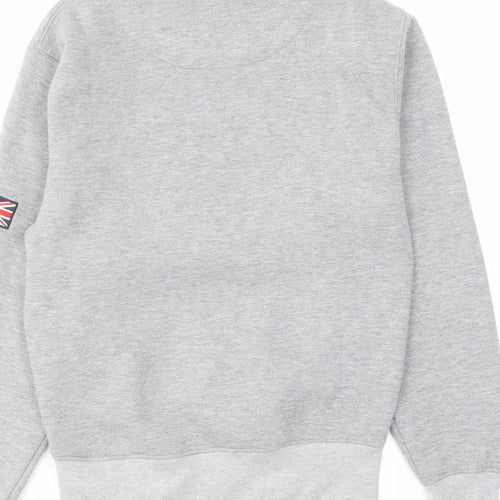 British Souvenirs Mens Grey Cotton Pullover Sweatshirt Size XS - York England