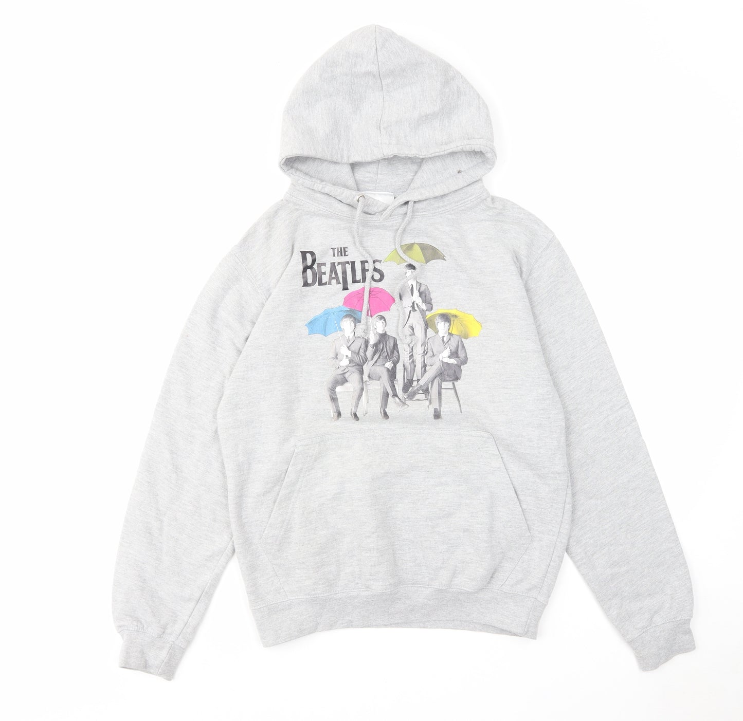 The Beatles Womens Grey Cotton Pullover Hoodie Size S Pullover - The Beatles