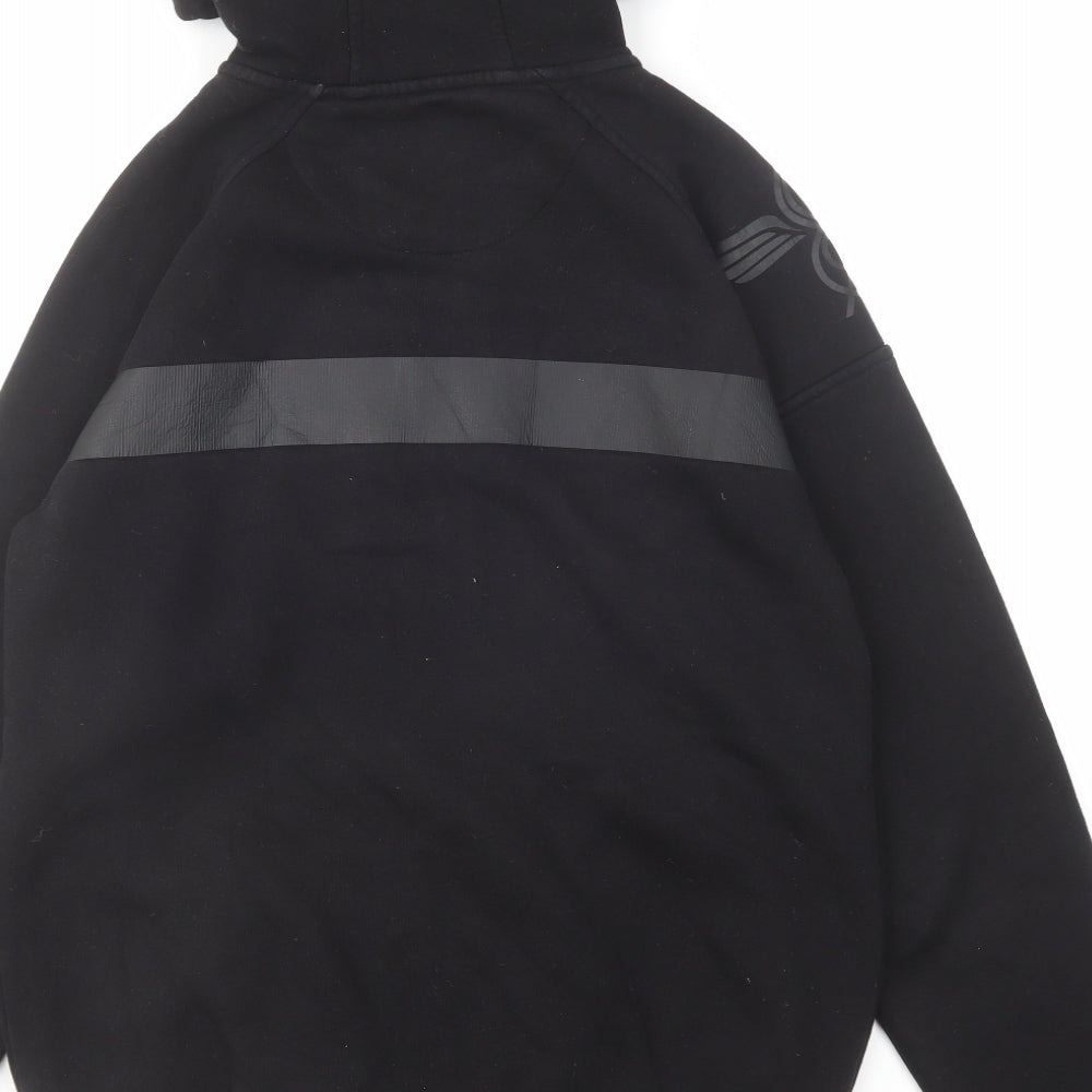 Creative Recreation Mens Black Cotton Full Zip Hoodie Size M