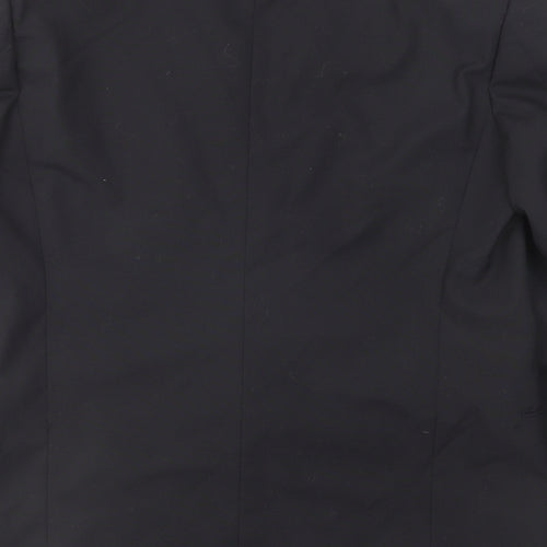 Studio Mens Blue Wool Tuxedo Suit Jacket Size 40 Regular