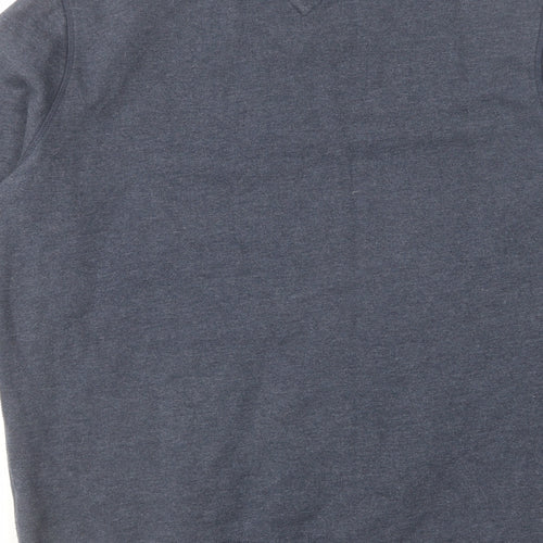 Tommy Hilfiger Mens Blue Cotton Pullover Sweatshirt Size L