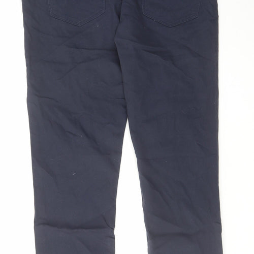 NEXT Mens Blue Cotton Straight Jeans Size 34 in L33 in Regular Zip
