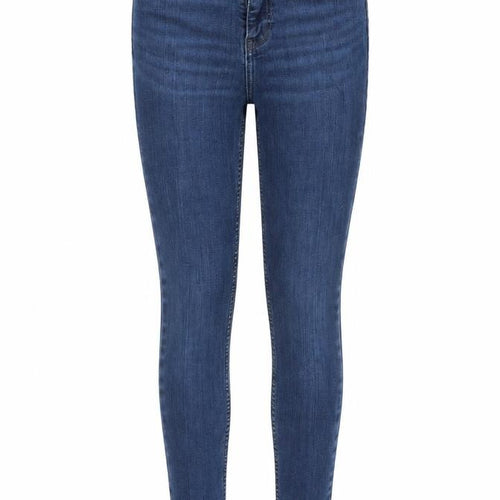 F&F Womens Blue Cotton Skinny Jeans Size 6 L25 in Slim Zip