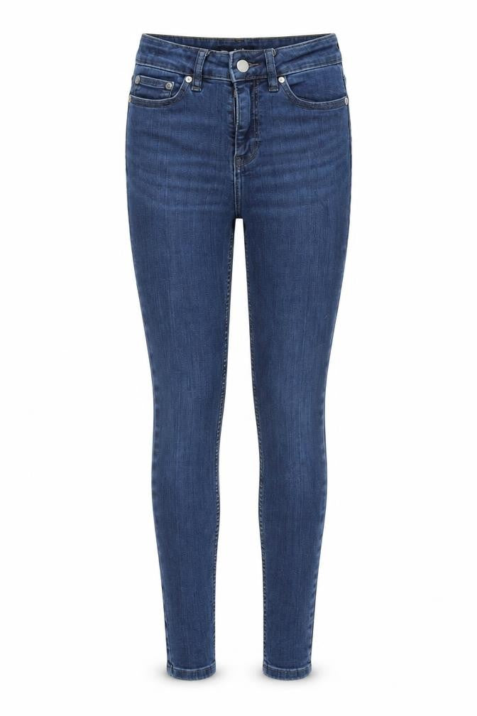 F&F Womens Blue Cotton Skinny Jeans Size 6 L25 in Slim Zip