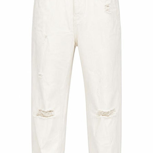 Cradle to Cradle Certified Womens Beige Cotton Boyfriend Jeans Size 6 L26 in Regular Zip