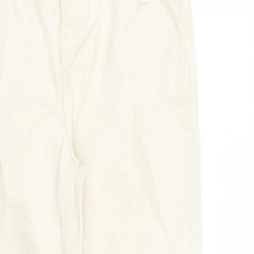 Cradle to Cradle Certified Womens Beige Cotton Boyfriend Jeans Size 6 L26 in Regular Zip